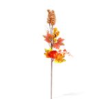 Ramură decorativă de toamnă cu frunze și bobițe – 62 cm – 2 modele Best CarHome