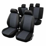 Huse Scaune Auto RoGroup, cu fermoare bancheta rabatabila fractionata, 9 piese Automobile ProTravel
