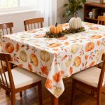 Față de masă decorativă – 140 x 240 cm – 70% poliester, 30% bumbac Best CarHome