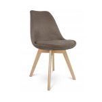 Scaun bucatarie/living, stofa, lemn, maro, 49x55x82 cm, Alta GartenVIP DiyLine