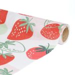 Traversă de masă decorativă – 180 x 28 cm – 70% poliester, 30% bumbac – model căpșuni Best CarHome
