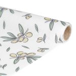 Traversă de masă decorativă – 180 x 28 cm – 70% poliester, 30% bumbac – model măsline Best CarHome