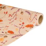 Traversă de masă decorativă – 180 x 28 cm – 70% poliester, 30% bumbac – model ramuri și frunze Best CarHome