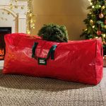 Geantă de depozitare pentru brad artificial – PVC țesut – roșie – 165 x 38 x 76 cm Best CarHome