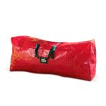 Geanta de Depozitare pentru Brad Artificial din PVC Tesut, Rosu, 165x38x76 cm