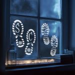 Set șabloane pentru urme decorative – plastic – 30,5 x 14 cm – 4 bucăți Best CarHome