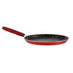 Tigaie pentru Clătite Metal Red Line 24 cm cu Strat Antiaderent  Ideală pentru Orice Bucătărie Handy KitchenServ