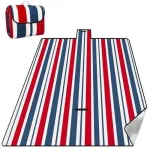 Patura picnic, model dungi, rosu, alb, albastru, 200x220 cm GartenVIP DiyLine