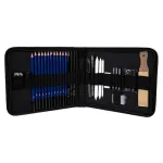 Set desenat/schite in creion, Malatec, cu accesorii, grafit, carbune, 32 buc GartenVIP DiyLine