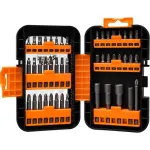 Set varfuri, biti, cu adaptor magnetic, 45 buc, 25 mm, Richmann Exclusive GartenVIP DiyLine