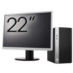 Pachet Calculator Second Hand HP ProDesk 400 G5 MT, Intel Core i5-8500 3.00 - 4.10GHz, 8GB DDR4, 256GB SSD + Monitor 22&quot; NewTechnology Media