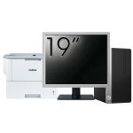 Pachet Calculator Second Hand HP ProDesk 400 G5 MT, Intel Core i5-8500 3.00 - 4.10GHz, 8GB DDR4, 512GB SSD + Monitor 19&quot; + Imprimanta Brother HL-L6300DW NewTechnology Media