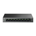 Switch LiteWave, 8 x RJ45 10/100 Mbps PoE, 1 x RJ45 10/100 Mbps, Buget PoE 63W, Unmanaged - TP-Link LS109P SafetyGuard Surveillance