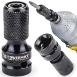 Powermat Adaptor șurubelniță de impact de la pătratul 1/2" la hexagonalul 1/4" PM-ASHU-05025T Mobalis Homvera