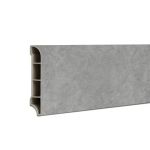 Leziter Vinil SPC margine de podea Harbor beton gri 2400x60x12 mm Mobalis Homvera