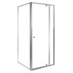 Leziter Cabină de duș de colț Flexi 90x90 cm fără cădiță de duș Mobalis Homvera