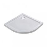Leziter Cădiță de duș acrilică joasă curbată Modena Slim 80x80 cm Mobalis Homvera