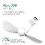 Leziter Mini ventilator portabil USB Digifan pentru mobil Mobalis Homvera