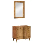 Set mobilier de baie, 2 piese, lemn masiv de mango GartenMobel Dekor