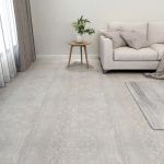 Plăci pardoseală autoadezive 55 buc. gri deschis PVC 5,11 m² GartenMobel Dekor