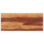 Blat de masă, 140x60x(2,5-2,7) cm, lemn masiv acacia GartenMobel Dekor
