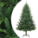 Brad de Crăciun artificial, verde, 210 cm, PVC & PE GartenMobel Dekor