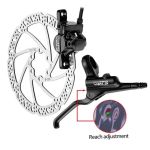 Frana spate pe disc hidraulica Tektro HD T290, furtun 1750 mm, rotor 160 mm, negru Ultimate FactoryBikes