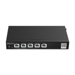 Router 4 x RJ45 1G PoE, 1 x RJ45 1G, Buget PoE 60W, Multi-WAN, Cloud Management - Ruijie RG-EG305GH-P-E SafetyGuard Surveillance