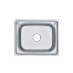 Leziter Chiuvetă pătrată Mont din oțel inoxidabil cu o singură cuvă Mobalis Homvera