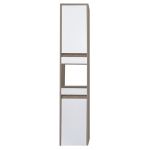 Leziter Dulap lateral Luna în design de perete/de podea, Rauna ulm-alb, universal Mobalis Homvera