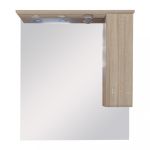 Leziter Dulap suspendat Bianca Plus 85, culoare stejar sonoma, deschidere pe dreapta Mobalis Homvera