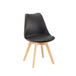 Leziter Scaun de masă Silla negru Mobalis Homvera