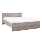 Leziter Pat dublu Miami fără cadru de pat 160x200 cm stejar York-stejar Sonoma Mobalis Homvera