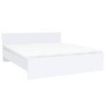 Leziter Pat dublu Miami fără cadru de pat 180x200 cm alb-alb Mobalis Homvera