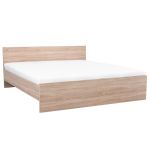 Leziter Pat dublu Miami fără cadru de pat 180x200 cm stejar sonoma-stejar sonoma Mobalis Homvera