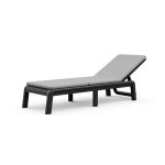 Curver Șezlong Mallorca din plastic cu pernă Mobalis Homvera