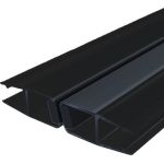 Kerra Încuietoare magnetică neagră UMAG 5 pentru ușile de duș Kerra Mobalis Homvera