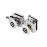 Kerra Rolă mare pentru partea inferioară a cabinei de duș CHZ2, 2 buc., cromată Mobalis Homvera