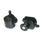 Kerra Rolă simplă pentru cabină de duș Z7 Black Mobalis Homvera