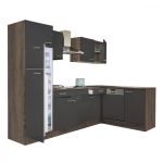 Leziter Dulap de bucătărie de colț Yorki 280 cu congelator superior și frigider Mobalis Homvera