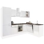 Leziter Dulap de bucătărie de colț Yorki 280 cu cuptor inferior și rafturi Mobalis Homvera