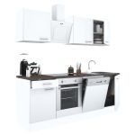 Leziter Mobilă de bucătărie Yorki 220 cu design de cuptor inferior Mobalis Homvera