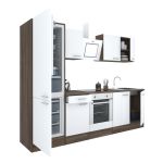 Leziter Mobilă de bucătărie Yorki 270 cu cuptor inferior și frigider cu congelator inferior Mobalis Homvera