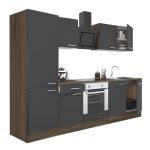 Leziter Mobilă de bucătărie Yorki 270 cu cuptor inferior și rafturi Mobalis Homvera