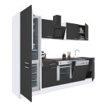 Leziter Mobilă de bucătărie Yorki 280 cu cuptor inferior și frigider cu congelator inferior Mobalis Homvera