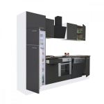 Leziter Mobilă de bucătărie Yorki 280 cu cuptor inferior și frigider cu congelator superior Mobalis Homvera