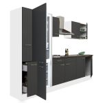 Leziter Mobilă de bucătărie Yorki 300 cu congelator inferior și frigider Mobalis Homvera