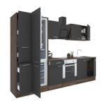 Leziter Mobilă de bucătărie Yorki 300 cu cuptor inferior și frigider cu congelator inferior Mobalis Homvera