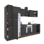 Leziter Mobilă de bucătărie Yorki 300 cu cuptor inferior și frigider cu congelator superior Mobalis Homvera