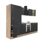 Leziter Mobilă de bucătărie Yorki 300 cu cuptor inferior și rafturi Mobalis Homvera